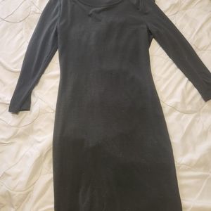 Hunter green fitted dress
